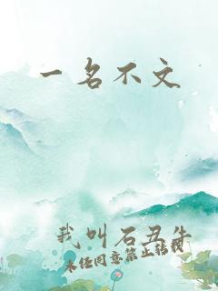 一名不文