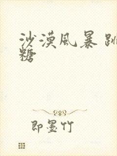 沙漠风暴 跳跳糖