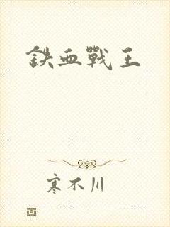 铁血战王