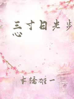 三寸日光步步惊心