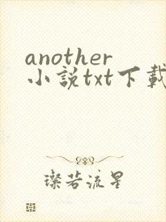 another小说txt下载