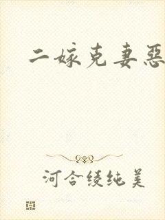 二嫁克妻恶少