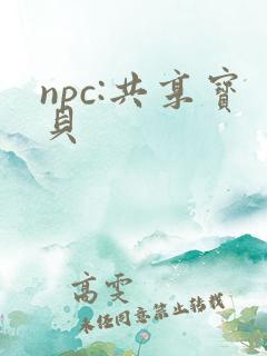 npc:共享宝贝