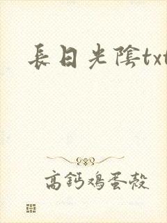 长日光阴txt