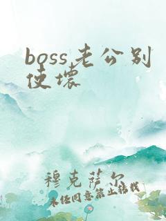 boss老公别使坏