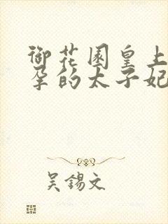 御花园皇上C有孕的太子妃