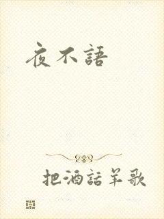 夜不语