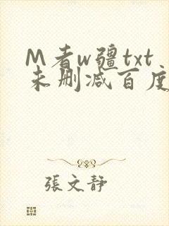 M者w疆txt未删减百度云