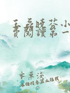 王磊晓芬小说免费阅读第一章