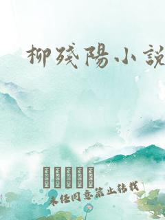 柳残阳小说下载