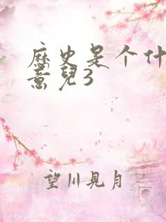 历史是个什么玩意儿3