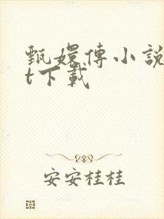 甄嬛传小说txt下载