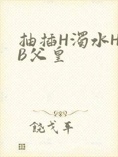 抽插H浊水H嫩B父皇