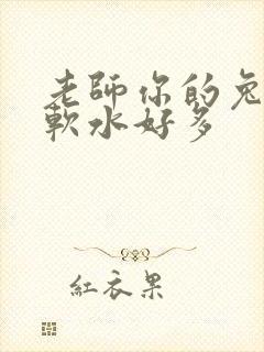 老师你的兔子好软水好多