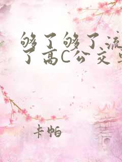 够了够了流出来了高C公交车