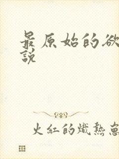 最原始的欲望小说