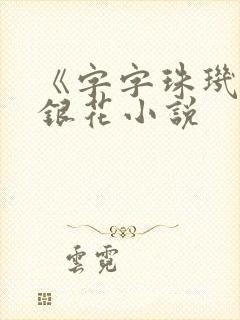 《字字珠玑》金银花小说