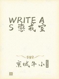 WRITE AS 惩戒室
