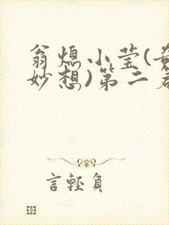 翁熄小莹(奇思妙想)第二篇