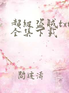 超级盗贼txt全集下载