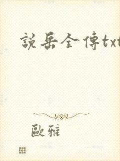 说岳全传txt