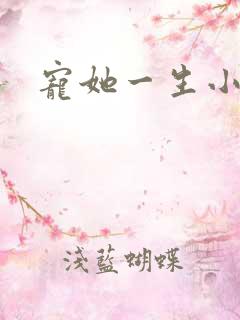 宠她一生小说