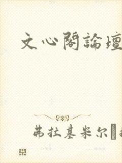 文心阁论坛
