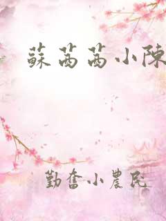 苏茜茜小陈叔叔