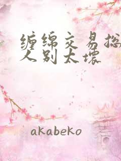 缠绵交易总裁大人别太坏