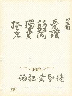 孤独的爱着全文免费阅读