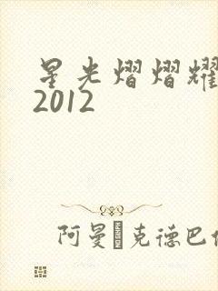 星光熠熠耀保良2012