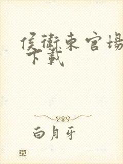 侯卫东官场笔记 下载