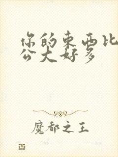 你的东西比我老公大好多