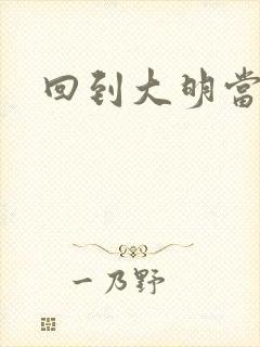 回到大明当才子