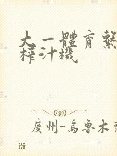 大一体育系精牛榨汁机