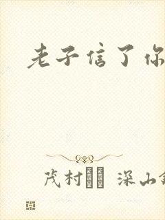 老子信了你的邪