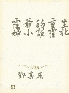 霍爷的重生小媳妇小说霍北江