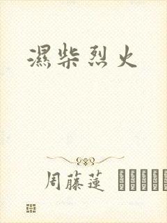 湿柴烈火