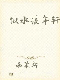 似水流年轩辕悬