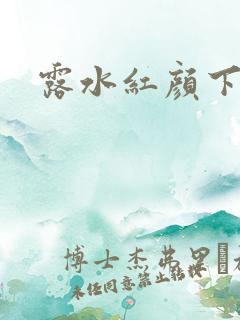 露水红颜下载
