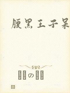 腹黑王子呆呆女