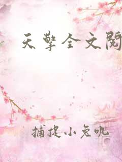 天擎全文阅读