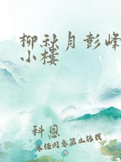 柳秋月彭峰月满小楼