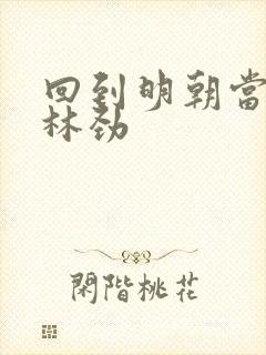 回到明朝当王爷林劲