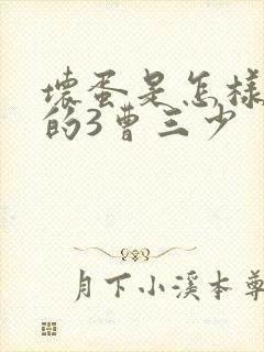 坏蛋是怎样炼成的3曹三少