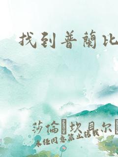 找到普兰比尔德