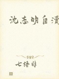 沈志明自渎事件