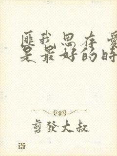 匪我思存 爱你是最好的时光