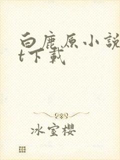 白鹿原小说txt下载