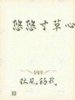 悠悠寸草心阅读